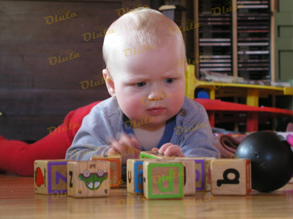 baby with toys